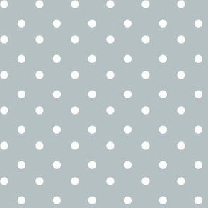 blue-gray polka dot small