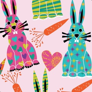 Easter bunny rabbits