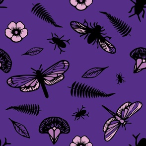 Purple Forest Insects