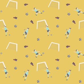 Women / Female Soccer_ Yellow