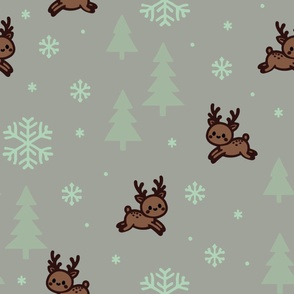 Muted Little Reindeer