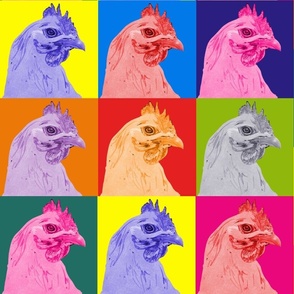Chicken Squares Multicolor 2