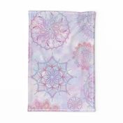 Mystic Mandala Serenity, Cotton Candy Tones, Jumbo