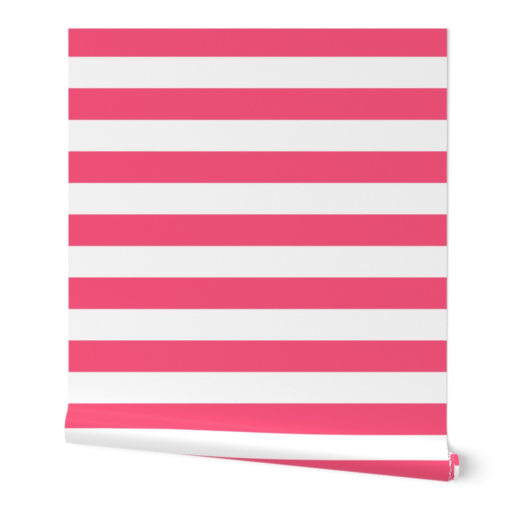 hot pink 2" stripes LG