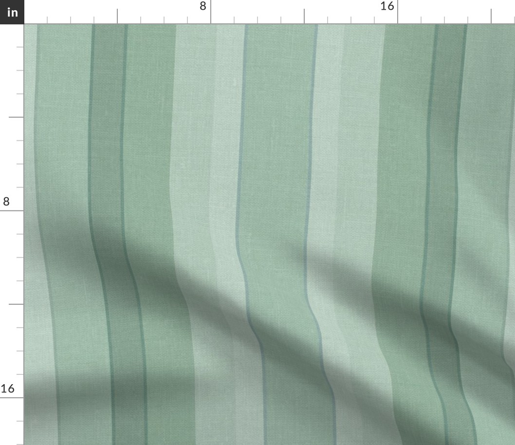 Serene Green Stripes