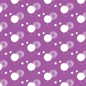 Purpureus Purple circles and dots/ small