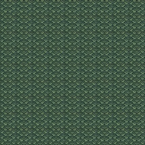 Rustic Scallops-botanical green (small scale)