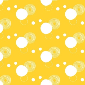Yellow circles and dots / medium