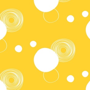 Yellow circles and dots / large