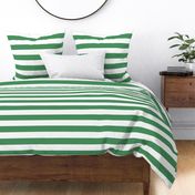 kelly green 2" stripes LG