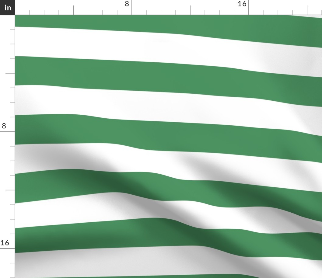 kelly green 2" stripes LG