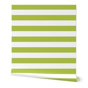 lime green 2" stripes LG