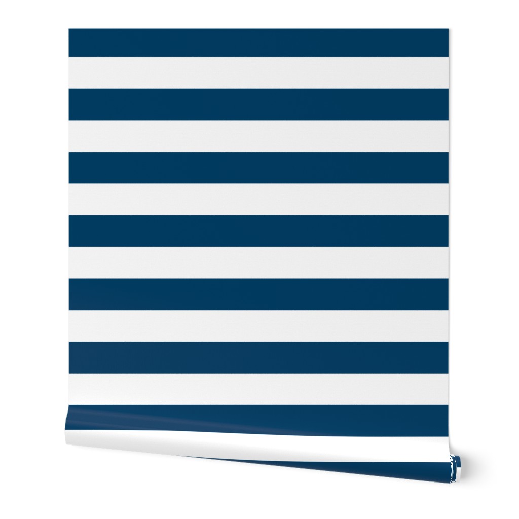 navy blue 2" stripes LG