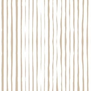 Wobbly Taupe Stripes