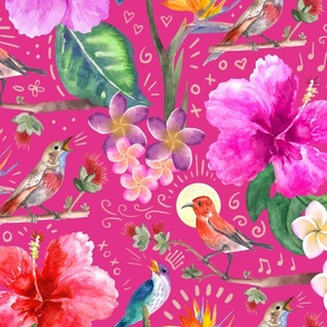 Flower Song, Tropical Pink