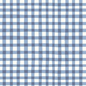 Picnic Gingham - summer check_Small - Blue