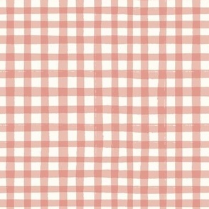 Picnic Gingham - summer check_Small - Pink