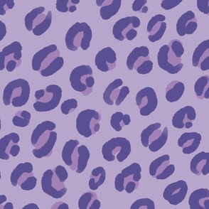 Purple and Lavender Cheetah / Leopard Animal Print