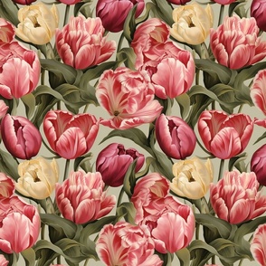  Voluminous tulips