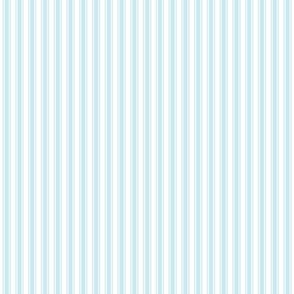 ice blue ticking stripes