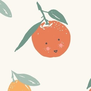 Happy Citrus_kids fruit_Large - Clean Orange