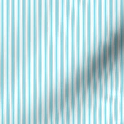 sky blue ticking stripes