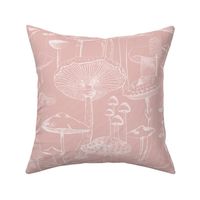 Mushrooms - Dusty Pink