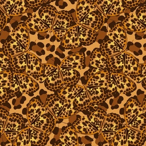 Leopard hidden by Leopard Butterflies | 24