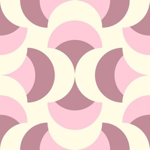 3007 C Large  - abstract retro shapes