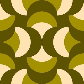 3007 H Large  - abstract retro shapes
