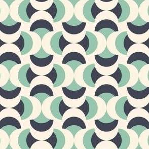 3007 D Small - abstract retro shapes