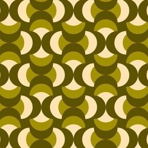 3007 H Small - abstract retro shapes