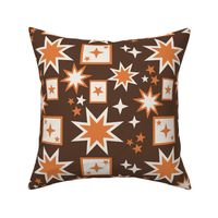 Stargazing in autumn- brown and orange