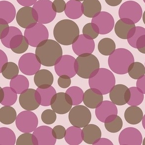 Bubbles lilac brown