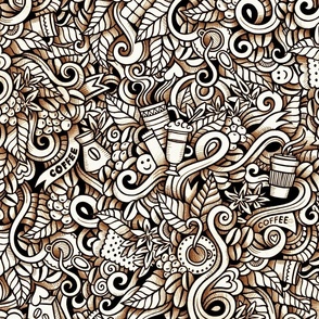 Coffee Graphics Doodle 2