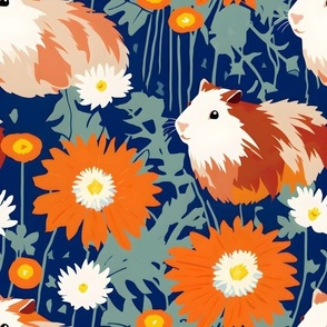 Guinea Pigs The Flower Power Edition