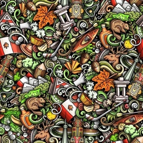 CANADA Doodle 4. "Around The World" Series