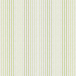 Small New Green on Off-White French Provincial Mattress Ticking 