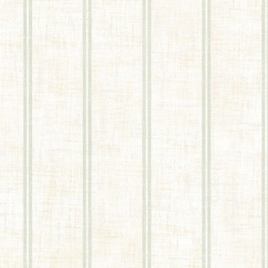 Linen Stripe - 4" - sage 
