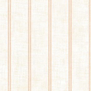 Linen Stripe - 4" - terracotta 