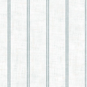Linen Stripe - 4" - faded indigo 