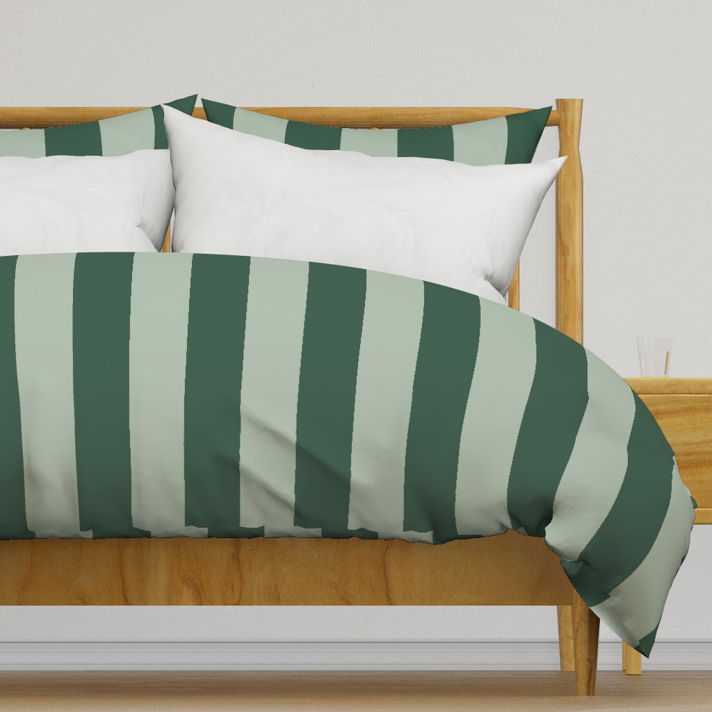 Bold Stripe - Forrest and Mint