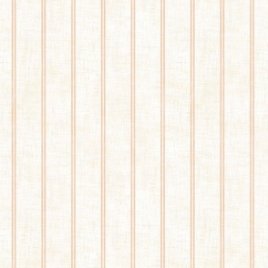 Linen Stripe - 2" - terracotta 