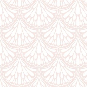 Deco Scallops | SM Scale | White and Light Shell Pink