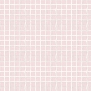 Valentines pale lilac grid, mini micro