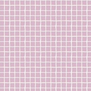 Valentines lilac gric grid, mini micro