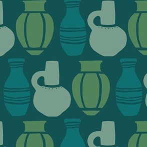 pottery teal