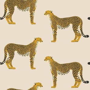 medium // cheetah pattern 01 on cream