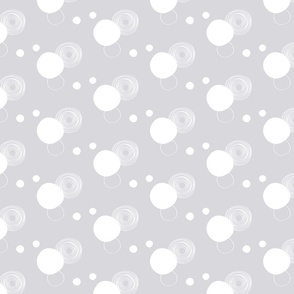 Calluna Grey circles and dots/ small