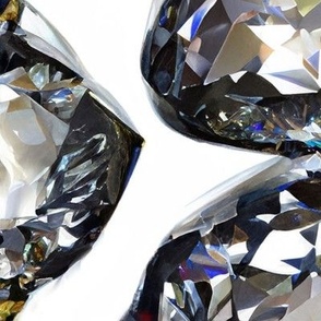 ENDLESS STRANDS OF FACETED DIAMONDS